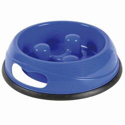Trixie Köpek Yavaş Besleme Plastik Mama Kabı 0,9 Lt 23 Cm - Trixie