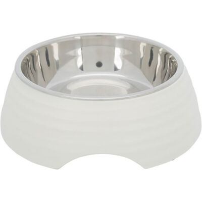 Trixie Paslanmaz Çelik Kedi ve Köpek Mama Su Kabı Beyaz 0,8 Lt 22 Cm - 1