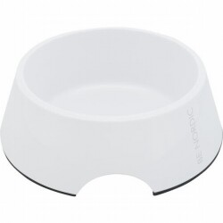 Trixie Melamin Paslanmaz Çelik Kedi ve Köpek Mama Su Kabı Beyaz 0,8 Lt 22 Cm - 2