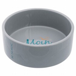 Trixie Moi Köpek Seramik Mama Su Kabı Gri 0,80 Lt 16 Cm - Trixie