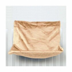 Trixie Peluş Kedi Kalorifer Yatağı Bej 47x30x27 Cm - Trixie