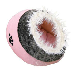 Trixie Peluş Kedi ve Küçük Irk Köpek Yatağı 35x26x41 Cm Pembe - Trixie