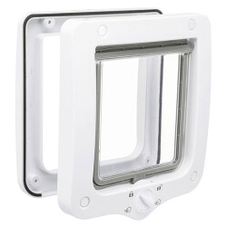 Trixie Plastik Dört Yönlü Beyaz Kedi Kapısı 20x22 Cm - Trixie