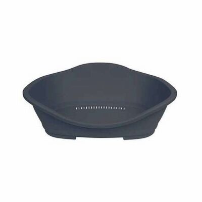 Trixie Sert Plastik Köpek Yatağı No:4 88x62 Cm Gri - 1