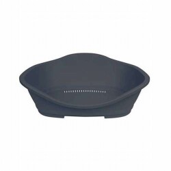 Trixie Sert Plastik Köpek Yatağı No:4 88x62 Cm Gri - Trixie