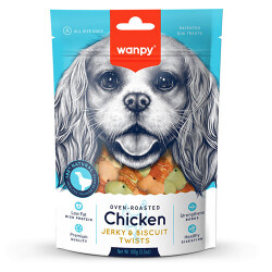 Wanpy Oven Roasted Doğal Tavuk Sargılı Bisküvili Köpek Ödülü 100 Gr - Wanpy