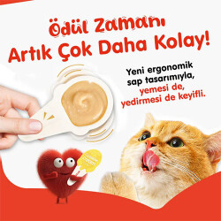 Wanpy Tavuklu Kaşık Krema Kedi Ödül Maması 10x16 Gr - 2