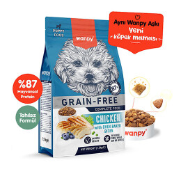 Wanpy With Oven Baked Bites Tavuklu Tahılsız Yavru Köpek Maması 1,5 Kg - Wanpy