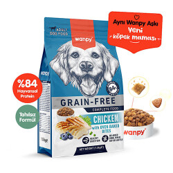 Wanpy With Oven Baked Bites Tavuklu Tahılsız Yetişkin Köpek Maması 1,5 Kg - Wanpy