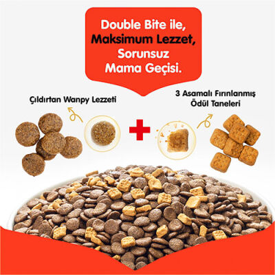 Wanpy With Oven Baked Bites Ton Balıklı Tahılsız Yetişkin Kedi Maması 1,5 Kg - 2