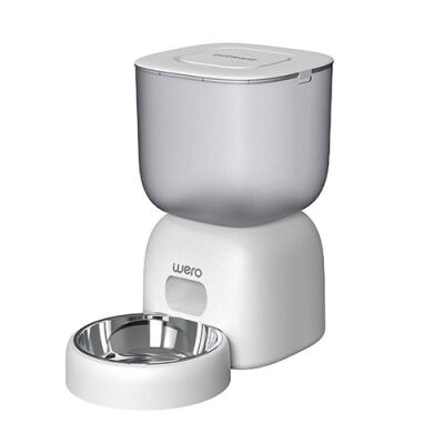 Wero 2in1 Akıllı Kedi ve Köpek Mama Kabı ve Su Pınarı Seti Wi-Fi Kontrollü Otomatik Besleme - 2
