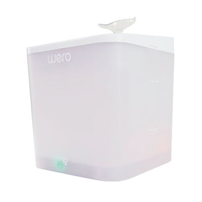 Wero Akıllı Kedi Köpek Su Şelalesi Su Pınarı Su Sebili Otomatik Su Temizleme WiFi Uv 2,2 Lt Beyaz - 3