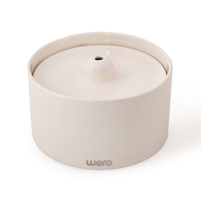 Wero Seramik Otomatik Kedi Köpek Su Şelalesi Su Pınarı Beyaz 2 Lt - 3