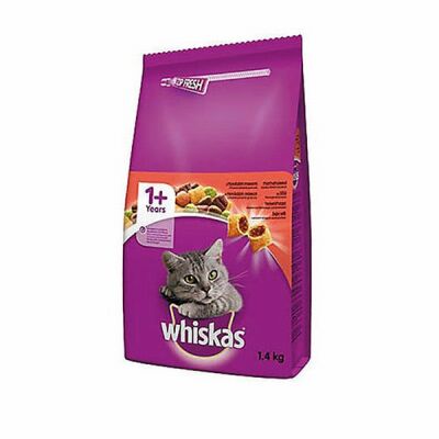 Whiskas Biftekli Yetişkin Kedi Maması 1,4 Kg - 1
