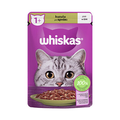 Whiskas Pouch Jöle İçinde Kuzulu Yetişkin Kedi Konservesi 6 Adet 85 Gr - 1