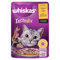 Whiskas Pouch Tastymix Sos İçinde Kuzulu ve Hindili Yetişkin Kedi Konservesi 85 Gr - Whiskas
