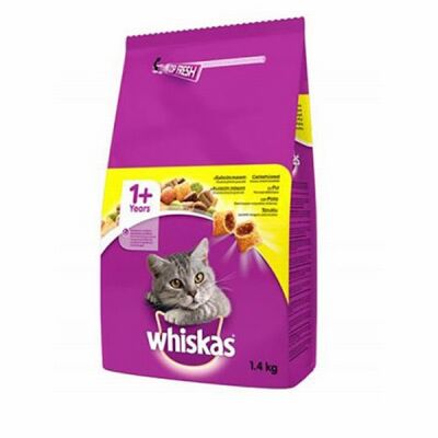 Whiskas Tavuklu ve Sebzeli Yetişkin Kedi Maması 1,4 Kg - 1