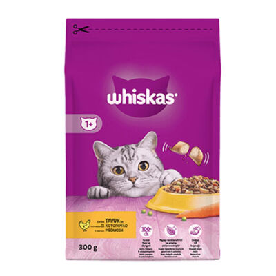 Whiskas Tavuklu Ve Sebzeli Yetişkin Kedi Maması 300 Gr - 1